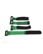 Velcro Straps, 3/4" x 8", Green 4 Pack (Gator RC)