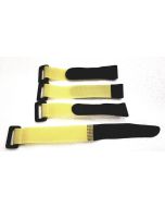 Gator RC 200mm/8 inches Hook and loop straps set of 4 Yellow