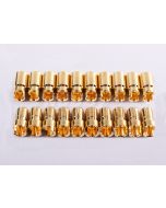 Power Unlimited Gold Plated 6mm Bullet Connectors (10pk)_1