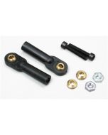 DUB2139 Dubro Swivel Ball Link 2-56/4-40 w/Hardware Black (2)