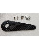 Servo Arm, Carbon Fiber, 50mm, Small with Screws (Gator)