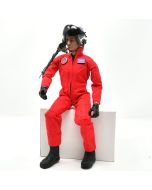 RC Flying Fullbody Jets Pilot with removable helmet 1/6 (Red)