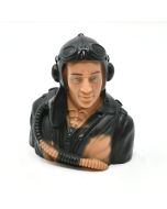 RC Flying Japanese WWII Warbirds Pilot Bust 1/5 Prime Paint