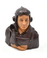 US WWII Warbirds Pilot Bust 1/5 Prime Paint