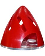 Gator Flow-Thru Spinner for RC Planes, 70mm (2.75") 2 Blade, Red