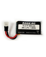 RAGE Micro Warbirds 25C LiPo (3.7V/400mAh)