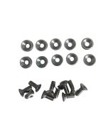 Servo Screws with Washer, 3mm Silver (Secraft) 