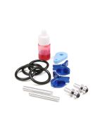 Wing Bolt Kit, 6mm w/ Hardware, Blue (Secraft)