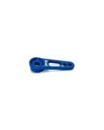 Servo Arm, 24mm (.94") x 2mm Hitec 24T Aluminum, Blue, V1 (Secraft)