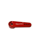 Servo Arm, 1" x 2mm Futaba 25T Aluminum, Red (Secraft V1)