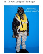 WWII USAAF Pilot - Warbird Pilot 1/5th to 6th scale Tuskegee Version