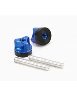 wing bolt 1/4-20 Blue