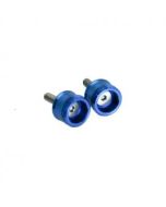 Secraft 3mm Wing Bolts (pair) Blue