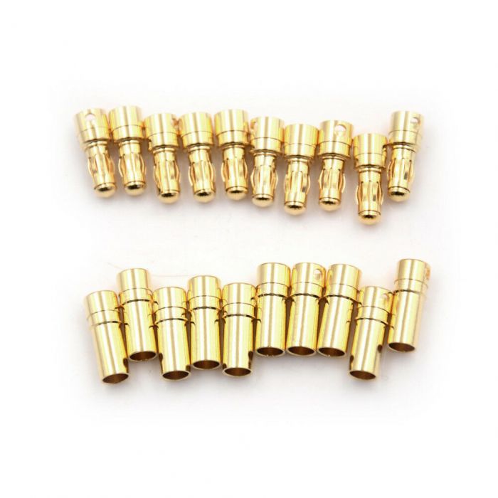 Power Unlimited 3.5mm Bullet Connectors (10 pair)