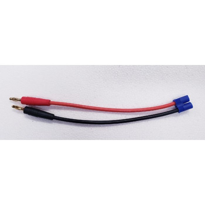 Power Unlimited Male EC3 to Banana plug Charger Extension 12G Wire