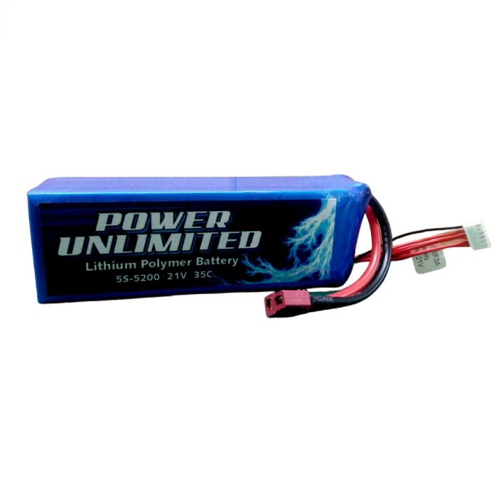 5S 5200 35C Lightweight Lipo pack Power Unlimited