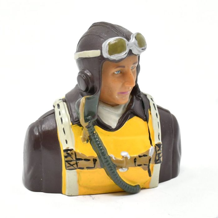 RC Flying USA WWII Warbirds Pilot Bust 1/6 