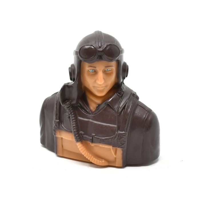 RC Flying USA WWII Warbirds Pilot Bust 1/6 Prime Paint