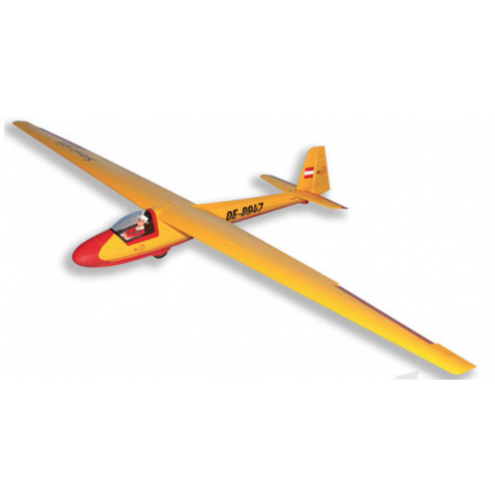 KA8B Glider, 3 Meter, Yellow, Seagull Model