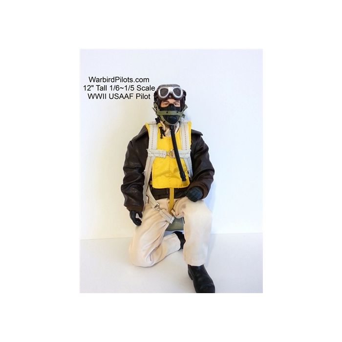 WWII USAAF Pilot - Warbird Pilot 1/5th to 6th scale