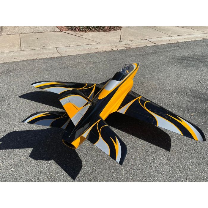 Odyssey Sport Jet, Black/Yellow Fantasy Scheme, Top RC Model