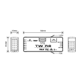 FrSky Twin TW R8 Dual 2.4GHz Receiver with 8 Channel Ports