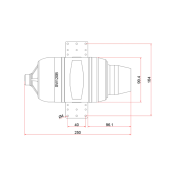  SWIWIN - SW120B - 26.4lb/12kg output Turbine Jet Engine (Special Order)