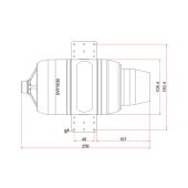 SwiWin SW240B - 52.9lb/24kg output Turbine engine 