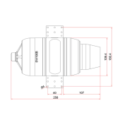 Swiwin SW190B Turbine engine (Special Order)