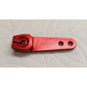 Servo Arm, 1.25" , 4-40 Futaba 25T Aluminum, Red (Secraft V2)