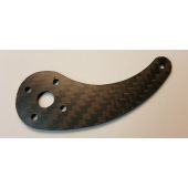 Gator-RC 50MM/1.97" Carbon Fiber 1 sided Offset Servo Arm HD