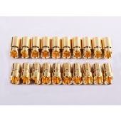 Power Unlimited Gold Plated 6mm Bullet Connectors (10pk)_1