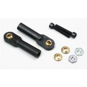 DUB2139 Dubro Swivel Ball Link 2-56/4-40 w/Hardware Black (2)