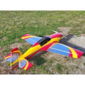 Extra SX, 61" Wingspan, Red/Silver, SebArt