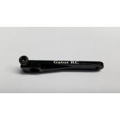 Servo Arm, 1.5" (38mm) x 2.5mm/4-40, Futaba 25T Aluminum, Black (Gator), V1