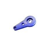 Servo Arm, 19mm (.75")  Futaba 25T Aluminum, Blue (Gator)