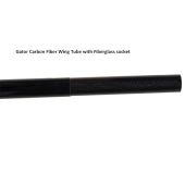 Wing Tube for RC Aircraft 7/8" (22mm) Carbon Fiber includes Sleeve (Gator RC)