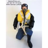 1/5 - 1/6 WWII German Luftwaffe RC Pilot Figure by Warbird Pilots_1