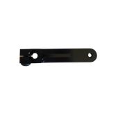 Servo Arm, 1.25" (31.75mm) x 2.5mm/4-40 Futaba 25T Aluminum, Black (Gator)