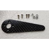 Servo Arm, Carbon Fiber, 50mm, Small with Screws (Gator)