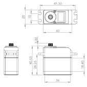 MKS Servos HV9930 XJ Metal Gear High Torque Digital Servo (Wide Voltage)