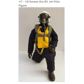 Korean Era RC Jet Pilot Figure 1/7~1/8 10 inches high