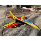 Mini Avanti Jet, Yellow/Black/Red (ARF), SebArt