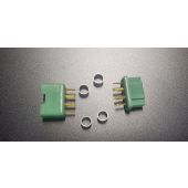 MPX RC Connector Plugs with Rings (2 pairs)