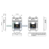 FrSky RB-35  Receiver - Redundancy Bus Supports External LED Indication