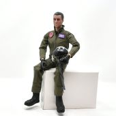 RC Flying Fullbody Jets Pilot with removable helmet 1/6 (Red)