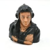 RC Flying Japanese WWII Warbirds Pilot Bust 1/5 Prime Paint