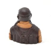 RC Flying Japanese WWII Warbirds Pilot Bust 1/6 Prime Paint