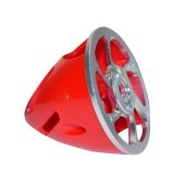 Gator Flow-Thru Spinner for RC Planes, 70mm (2.75") 2 Blade, Red