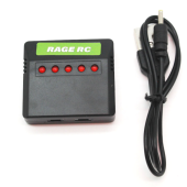 Rage Model 5-Port 1S USB Micro Charger; Micro Warbirds, Super Cub MX4, Sport Cub